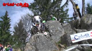 Championnat du Monde de moto Trial La Bresse part 2 [upl. by Yniffit]