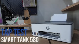 HP Smart Tank 580  Tap Test 10 43 dan 130 [upl. by Christine]