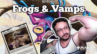 All Hail Count Frogula  Frogs amp Vamps  DSK Historic Bo3  Mythic Rank  MTG Arena [upl. by Doreg]