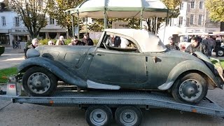 Traction Cabriolet Citroën emmurée pendant près de 40 ans [upl. by Tiat]