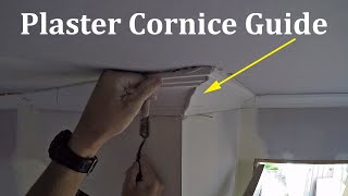 How to install Plaster Cornice  A step by step guide [upl. by Oicnerual]