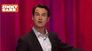 The Sarcastic Response When a Waiter Drops a Tray  Jimmy Carr [upl. by Haeel]