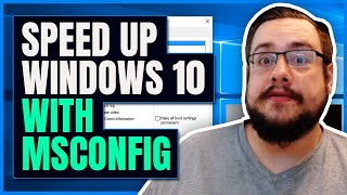 Speed Up Windows 10 with MSCONFIG [upl. by Riabuz883]