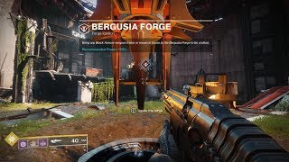 Bergusia Forge Completion EDZ Destiny 2 Black Armory [upl. by Sophy]