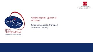 Talks  Antiferromagnetic Spintronics  Hans Huebl  Tutorial MagnetoTransport [upl. by Notac367]