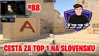 FACEIT  CESTA ZA TOP 1 NA SLOVENSKU 88  rdo1337 [upl. by Aleekat585]