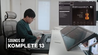 Masaru Yokoyama explores orchestral libraries  Sounds of Komplete 13  Native Instruments [upl. by Nwahsar]