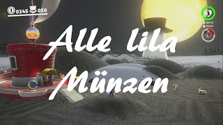 Hutland alle lila Münzen Super Mario Odyssey [upl. by Aliam]