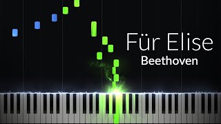 Für Elise  Ludwig van Beethoven Piano Tutorial [upl. by Quinton]