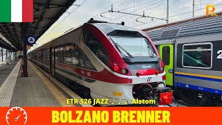 Cab Ride Bolzano  Brenner Brenner Railway  Italy train drivers view in 4K [upl. by Murial]