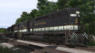 Southern Railway Belmont Coal Train cab ride on Saluda Grade [upl. by Dilaw]