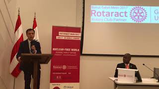 Rotaract MUN 2017 Beirut LEbanon  DavidJan Bosschaert Opening Ceremony Speech [upl. by Wilser]