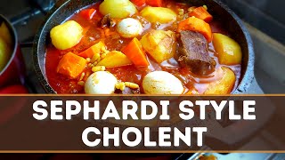 Sephardi style CHOLENT  חמין בסיגנון מורוקאי [upl. by Timmy175]