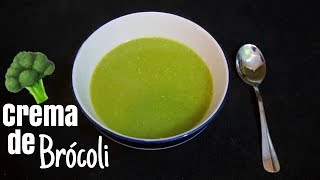 Receta Crema de Brocoli  Deliciosa [upl. by Cynera]