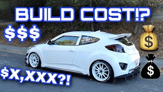 HOW MUCH IT COST TO BUILD MY VELOSTER TURBO [upl. by Jojo]