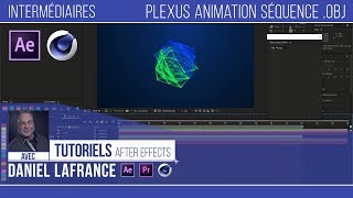 Plexus Animation séquence OBJ  Tutoriels After effects en français [upl. by Nahk]