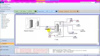 hydrocracking simulation Hysys V88 [upl. by Annai]