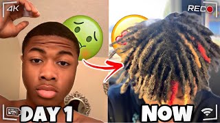 My Dreadlock Journey  1 Year Transformation CRAZY GROWTH [upl. by Sitoiyanap]