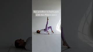 ✨️Say goodbye to back pain with this Pilates move✨️ [upl. by Haneeja]