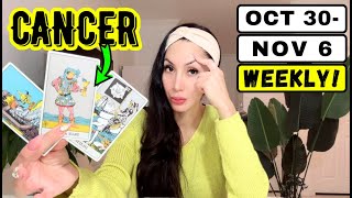 😱CANCER😱THIS IS DEEP CANCER MAJOR CYCLE COMES TO AN END BUT THE “OUTCOME” GETS BETTER🥰OCT 30NOV 6 [upl. by Enilec887]