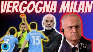 VERGOGNA MILAN ANTISPORTITIVA LIVELLO JUVE DA PARTE DEI RATTI PIOLI IMBARAZZANTETUTTI CON LOTITO [upl. by Nolasba]