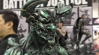 XM Studios Takeya Ogre God Bust blue version STGCC 2016 [upl. by Anilam855]