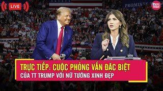 TTHN Chuyển Ngữ Cuộc phỏng vấn ĐẶC BIỆT của ÔTrump với Nữ Tướng xinh đẹp khiến đám đông BÙNG NỔ [upl. by Hatnamas]