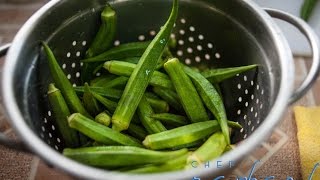 How to makeTasty deep fried Okra Snacks [upl. by Nata]