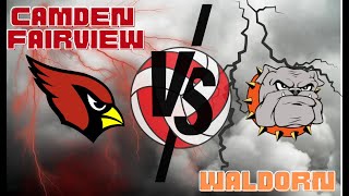 Camden Fairview High School vs Waldron High School Womens Varsity Volleyball [upl. by Edme]