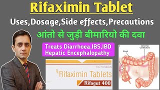 Rifaximin tablet  Rifagut tablet uses dose side effects in hindi  आंतो के इन्फेक्शन की दवा [upl. by Tacy794]