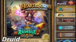 Hearthstone  Rastakhans Rumble  druid [upl. by Relyuhcs130]