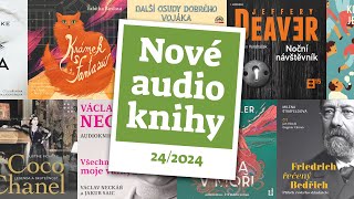 Novinky se Švejkem temnými detektivkami i Václavem Neckářem  Nové audioknihy 242024 [upl. by Barny]