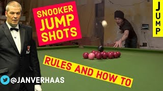 How to Aim Snooker Jump Shot  Jump Shot Rules [upl. by Proudfoot621]