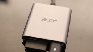 Acer UHSII USB C SD Card Reader with 100W PD Port 3in1 TypeC SD 40 Memory Card Reader Adapter [upl. by Berliner]