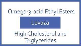 Omega 3 Acid Ethyl Esters Pronunciation  Generic Name Brand Name Indication Top 200 Drugs PTCE [upl. by Daney]