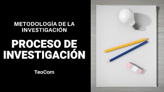 El PROCESO de INVESTIGACIÓN I Metodología de la INVESTIGACIÓN [upl. by Noleta]