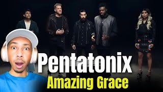 First Time Hearing Pentatonix  Amazing Grace My Chains Are Gone  ZuluModo Reacts [upl. by Delanos641]