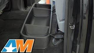 20092014 F150 Husky Gearbox Storage Systems Under Seat Storage Box SuperCab amp SuperCrew Review [upl. by Calderon87]