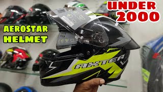 Aerostar Axter helmet full review dual visorunder 2000 [upl. by Belcher]