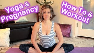 Pregnancy Yoga How to Workout amp Stretches For Pregnant Women by Jen Hilman [upl. by Rempe]