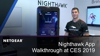 Nighthawk App Walkthrough with Michael Bissani  NETGEAR at CES 2019 [upl. by Gudrin]