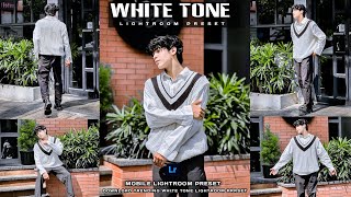 WHITE TONE  Lightroom Preset  Whit tone lightroom preset outdoor white preset  colour gallery [upl. by Zehc]