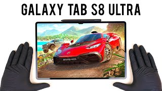 Samsung Galaxy Tab S8 Ultra Best Gaming Tablet Unboxing  Gameplay  ASMR [upl. by Rovaert34]