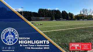 HIGHLIGHTS  St Ives Town v Halesowen 111123 [upl. by Karlis]