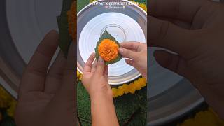 Diy flower decoration🪷✨️diy shorts diwali festival ytshorts trending shortsviral artshorts [upl. by Noxin457]