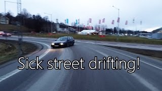 Swedish BMW E36 Street Drifting [upl. by Neevan953]