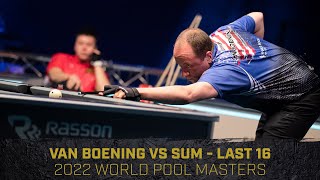 Shane Van Boening vs Lo Ho Sum  Last 16  2022 World Pool Masters [upl. by Niaz]