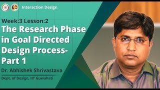 Lec 7 The Research phase in Goal Directed Design Process Part 1 [upl. by Ody]