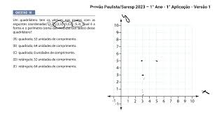 Questão 10  Provão PaulistaSaresp 2023 – 1° Ano  1° Aplicação  Versão 1 [upl. by Moreville]
