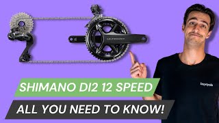 Shimano DI2 12 Speed amp All You NEED To Know  Battery Check Shifting Modes Indexing amp ETube App [upl. by Ddahc]